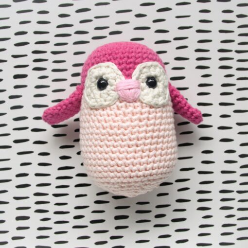 Knuffel Uiltje roze - Afbeelding 2