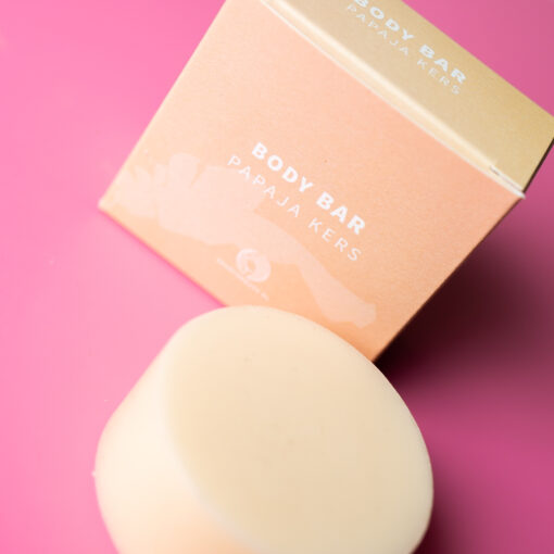 Body Bar Papaja Kers | Shampoobars - Afbeelding 3