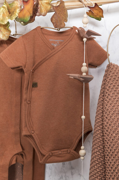 Baby's Only Romper Korte mouw - Melange Honey - Afbeelding 3
