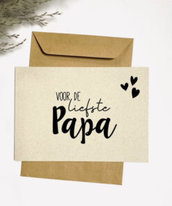 Ansichtkaart - Voor de liefste papa